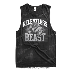 RELENTLESS BEAST-Lionhead - Gym Tank