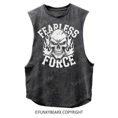 FEARLESS FORCE - Vintage Wash Muscle Tank