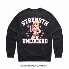 Strength Unlocked - Vintage Wash Gym Sweatshirt