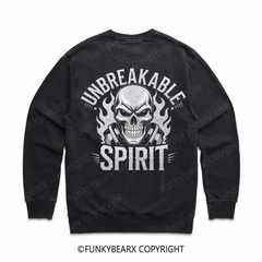 UNBREAKABLE SPIRIT - Vintage Wash Gym Sweatshirt