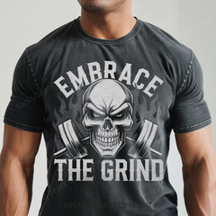 EMBRACE THE GRIND - Vintage Wash Gym Tee