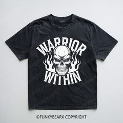 WARRIOR WITHIN - Vintage Wash Gym Tee