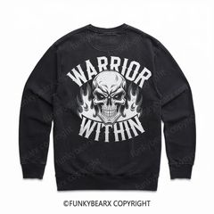 WARRIOR WITHIN - Vintage Wash Gym Sweatshirt