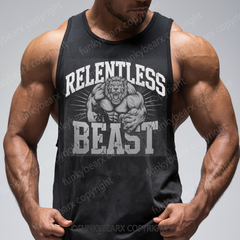 RELENTLESS BEAST-Lionhead - Gym Tank