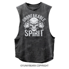 UNBREAKABLE SPIRIT - Vintage Wash Muscle Tank