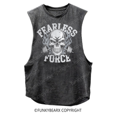 FEARLESS FORCE - Vintage Wash Muscle Tank