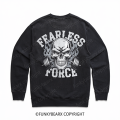 FEARLESS FORCE - Vintage Wash Gym Sweatshirt