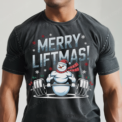 MERRY LIFTMAS! - Vintage Wash Gym Tee