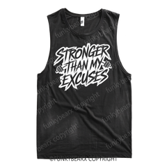 STRONGER THAN MY EXCUSES - Gym Tank