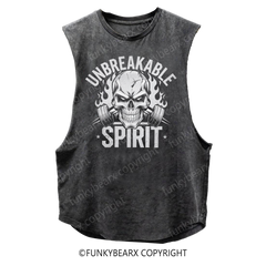 UNBREAKABLE SPIRIT - Vintage Wash Muscle Tank