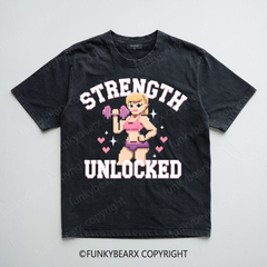 Strength Unlocked - Vintage Wash Gym Tee