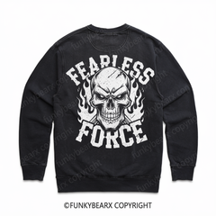 FEARLESS FORCE - Vintage Wash Gym Sweatshirt