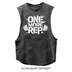 ONE MORE REP - Vintage Wash Muscle Tank