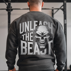 UNLEASH THE BEAST - Vintage Wash Gym Sweatshirt