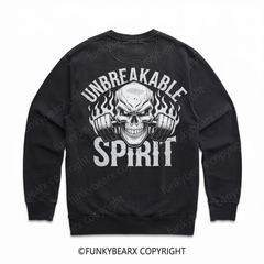 UNBREAKABLE SPIRIT - Vintage Wash Gym Sweatshirt