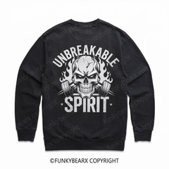 UNBREAKABLE SPIRIT - Vintage Wash Gym Sweatshirt