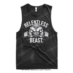 RELENTLESS BEAST- Bear Man - Gym Tank