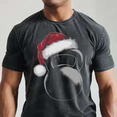 CHRISTMAS KETTLEBELLS - Vintage Wash Gym Tee