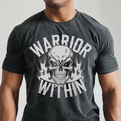 WARRIOR WITHIN - Vintage Wash Gym Tee