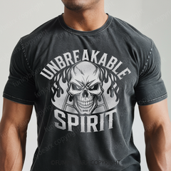 UNBREAKABLE SPIRIT - Vintage Wash Gym Tee