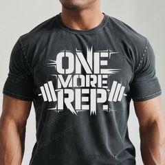 ONE MORE REP - Vintage Wash Gym Tee