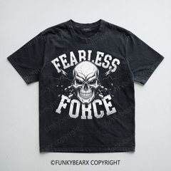 FEARLESS FORCE - Vintage Wash Gym Tee