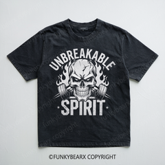 UNBREAKABLE SPIRIT - Vintage Wash Gym Tee