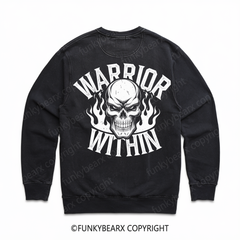 WARRIOR WITHIN - Vintage Wash Gym Sweatshirt