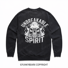 UNBREAKABLE SPIRIT - Vintage Wash Gym Sweatshirt