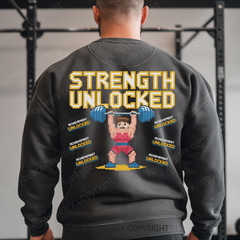 Strength Unlocked - Vintage Wash Gym Sweatshirt