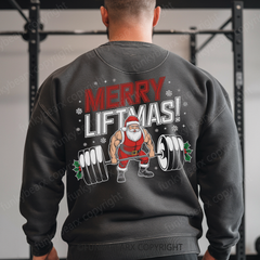 MERRY LIFTMAS! - Vintage Wash Gym Sweatshirt