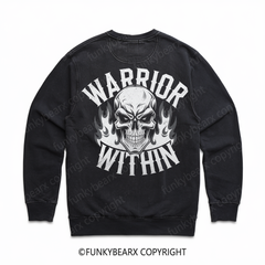 WARRIOR WITHIN - Vintage Wash Gym Sweatshirt