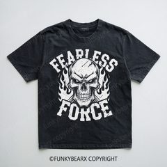 FEARLESS FORCE - Vintage Wash Gym Tee