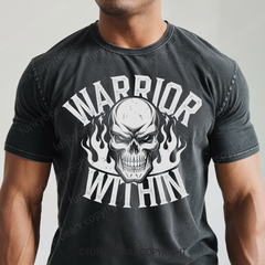 WARRIOR WITHIN - Vintage Wash Gym Tee