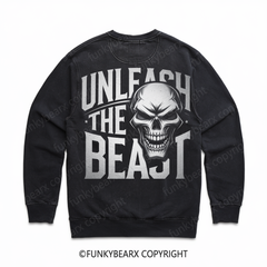 UNLEASH THE BEAST - Vintage Wash Gym Sweatshirt