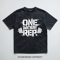 ONE MORE REP - Vintage Wash Gym Tee