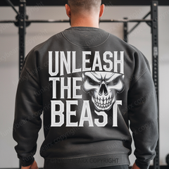 UNLEASH THE BEAST - Vintage Wash Gym Sweatshirt