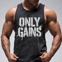 ONLY GAINS - Gym Tank