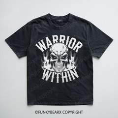 WARRIOR WITHIN - Vintage Wash Gym Tee