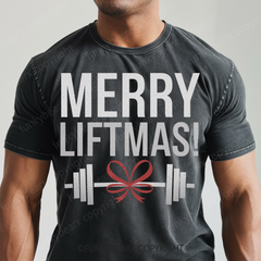 MERRY LIFTMAS! - Vintage Wash Gym Tee