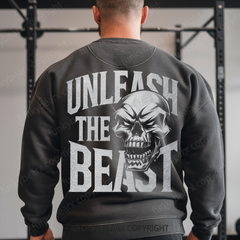 UNLEASH THE BEAST - Vintage Wash Gym Sweatshirt