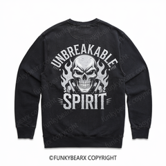 UNBREAKABLE SPIRIT - Vintage Wash Gym Sweatshirt