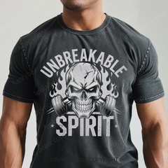 UNBREAKABLE SPIRIT - Vintage Wash Gym Tee