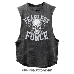 FEARLESS FORCE - Vintage Wash Muscle Tank