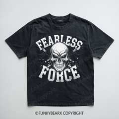 FEARLESS FORCE - Vintage Wash Gym Tee