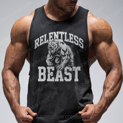 RELENTLESS BEAST - Muscle Bear - Gym Tank